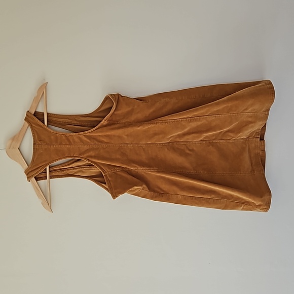 Cooperative Corduroy Pinafore Button Down Dress - Picture 3 of 4